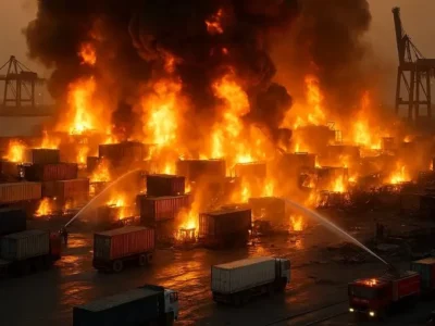 بندرعباس، زخم‌خورده از آتش | مردم با جیب خالی، اما دل پر آمدند