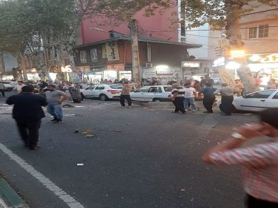 ۵ مصدوم در انفجار خیابان باهنر رشت؛ حال ۳ نفر وخیم است