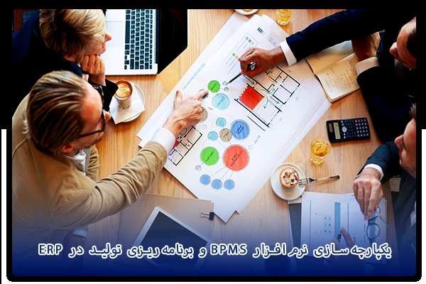 یکپارچه‌سازی نرم‌افزار BPMS و برنامه‌ریزی تولید در ERP