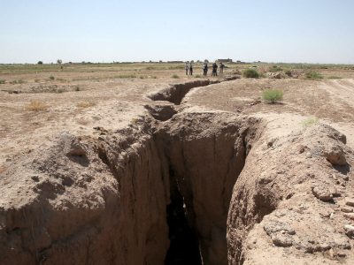 فرونشست زمین در البرز ۱۴۵ برابر استاندارد جهانی است