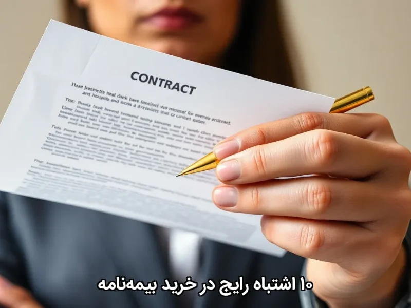 ۱۰ اشتباه رایج در خرید بیمه‌نامه