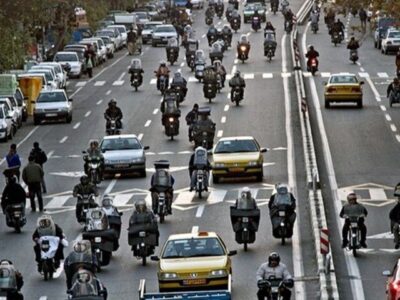 هر موتور سیکلت آلاینده ۴ برابر یک خودروی آلاینده است