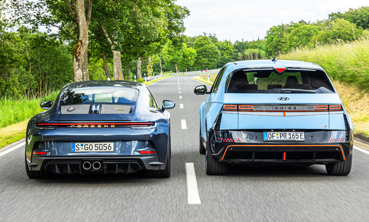 Hyundai Ioniq 5 N & Porsche 911 S/T: Fahrspaß-Ideale