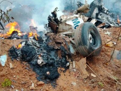 سقوط مرگبار هواپیمای نظامی؛ تمام خدمه جان باختند