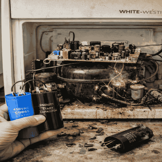 چطور تعمیرات غیر اصولی، یخچال وایتهاوس را آسیبپذیر میکند؟ راهنمای استفاده صحیح استفاده از قطعات غیر اصل و ناسازگار