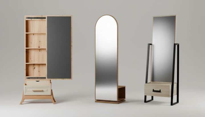 آینه قدی چوبی یا فلزی و معرفی مدرن ترین ها