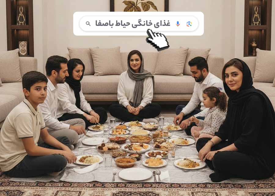 سفارش غذای خانگی برای مهمانی
