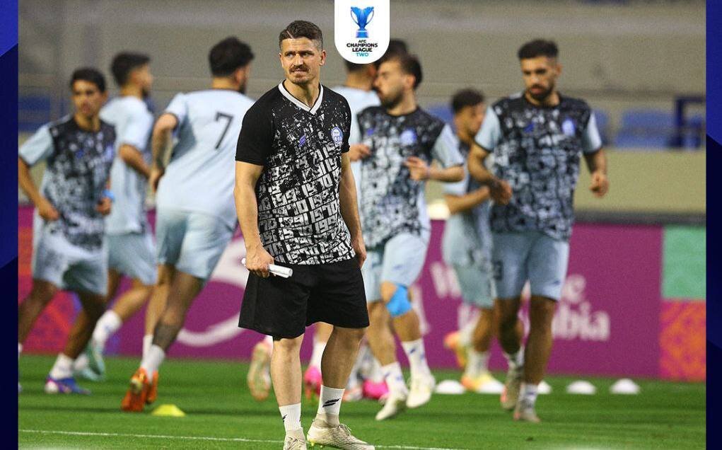 وریا غفوری در تمرین استقلال + عکس