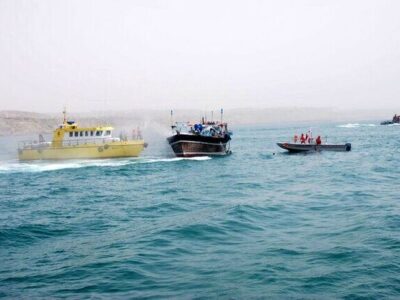 کشف ۷۶ میلیارد ریال انواع کالای قاچاق در آبهای قشم