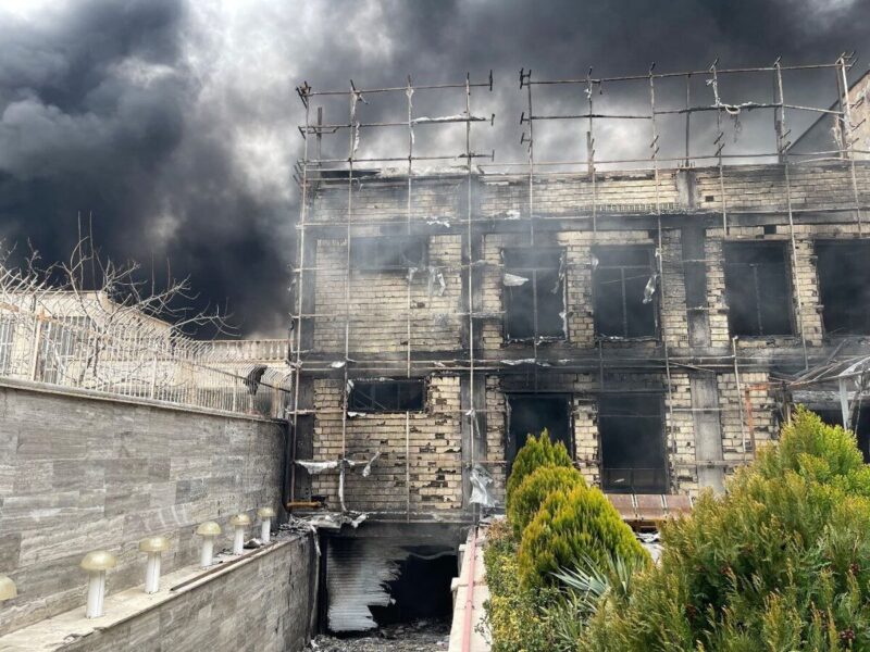 انفجار در تهرانسر/ تخریب یک سالن کشتی در تهران در پی حمله اخیر