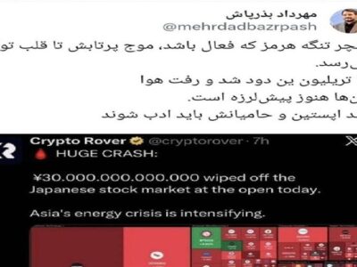 بازتاب جنگ علیه ایران؛ ۳۰تریلیون ین در بورس توکیو دود شد