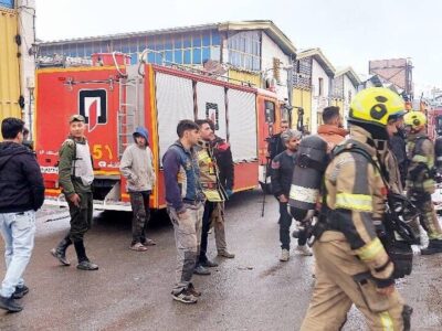 جزئیات حریق در کارگاه تولید رنگ پردیس