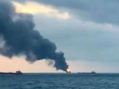 خلیج فارس لرزید / یک نفتکش در شمال ابوظبی منفجر شد
