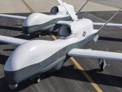 سقوط پهپاد فوق‌ گران‌قیمت آمریکا در خلیج فارس / MQ-۴C تریتون نابود شد! + عکس