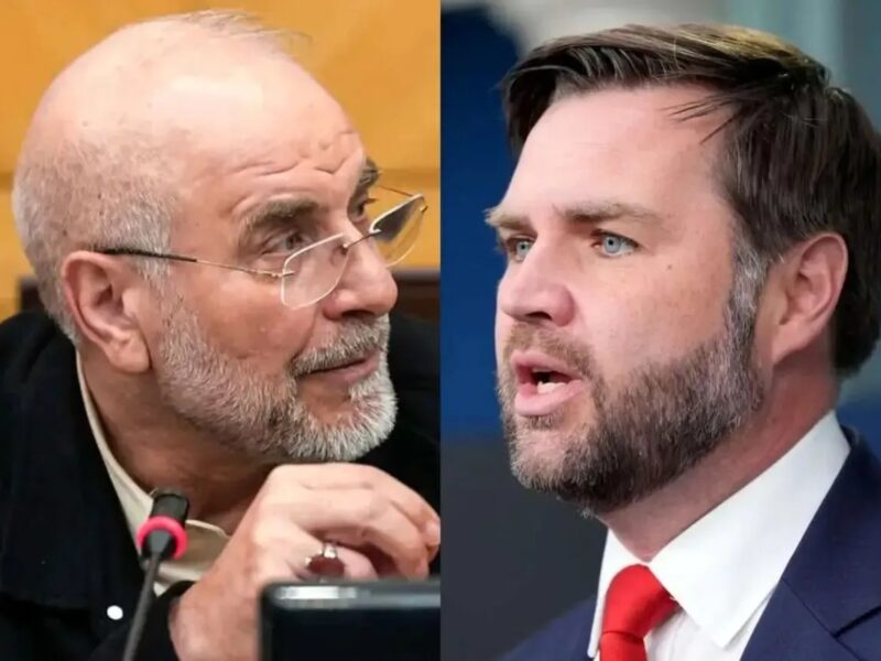 عکسی از دست دادن ونس و قالیباف منتشر شد