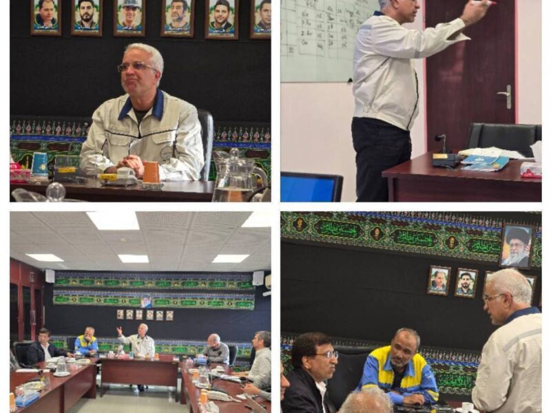 پیگیری مستمر راه اندازی تولید یوتیلیتی در فجر انرژی با حضور مدیران ارشد صنعت پتروشیمی