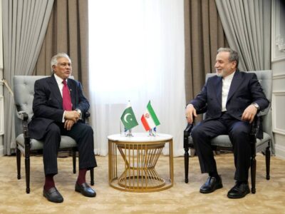 دیدار ایران و پاکستان در حاشیه اجلاس شانگهای + عکس