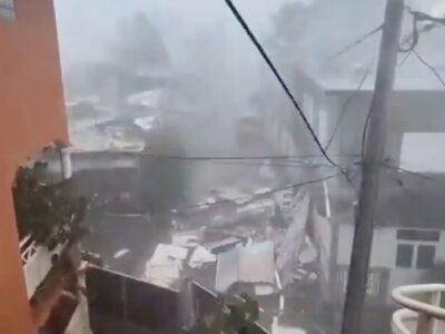 طوفان شدید در جنوب غرب فرانسه؛ برق ۷۵۰۰ خانه قطع شد