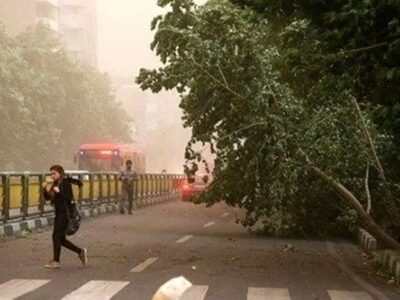 هشدار نسبت به وفوع تندباد در تهران
