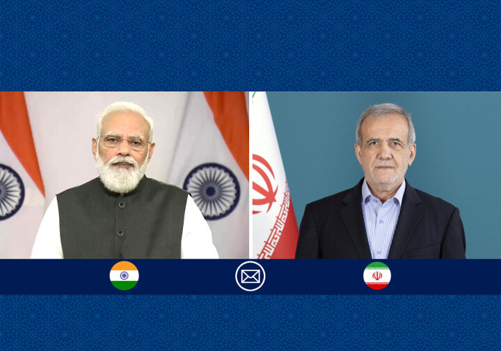پزشکیان فرا رسیدن سالگرد استقلال جمهوری هند را تبریک گفت
