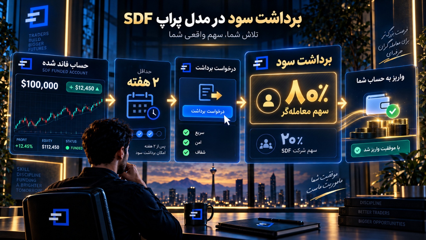 برداشت سود در مدل پراپ چگونه انجام می شود؟