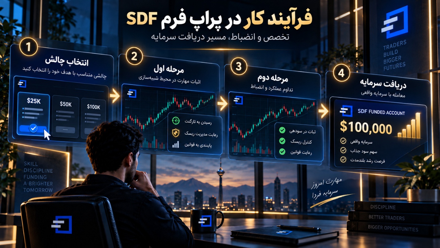 خرید اکانت پراپ در SDF چگونه انجام می شود؟