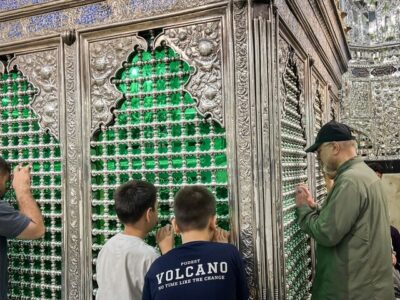 حضور رئیس مجلس در حرم مطهر حضرت عبدالعظیم حسنی (ع)