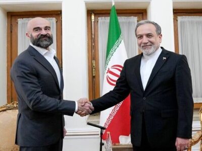 دیدار و گفتگوی رئیس اتحادیه میهنی کردستان عراق با عراقچی