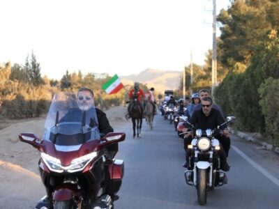 رژه یگان‌های ویژه موتوری نیروی زمینی سپاه در تهران