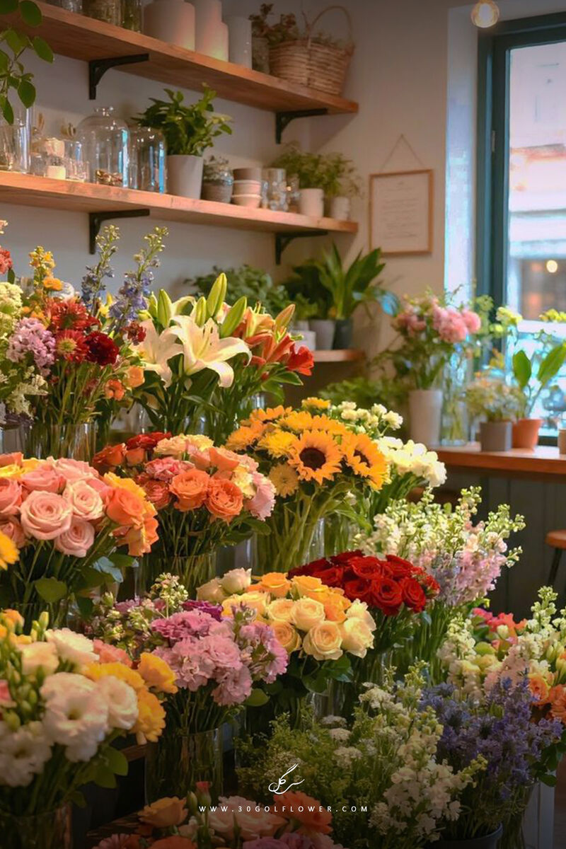 چالش های مغازه وشغل گل فروشی در ایران