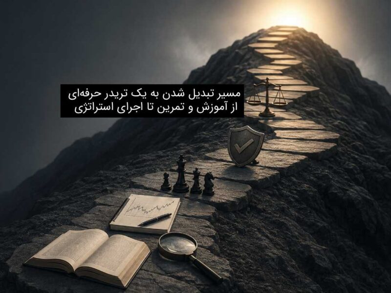 مسیر تبدیل شدن به یک تریدر حرفه‌ای: از آموزش و تمرین تا اجرای استراتژی