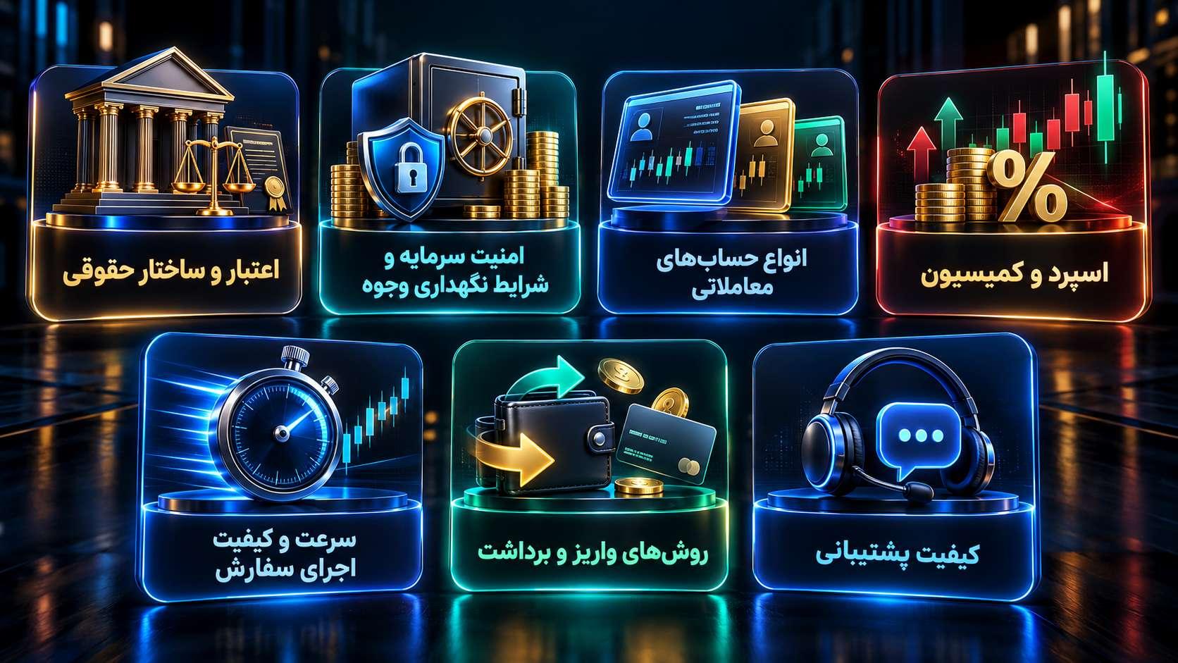 معیارهای مهم برای انتخاب بروکر مناسب